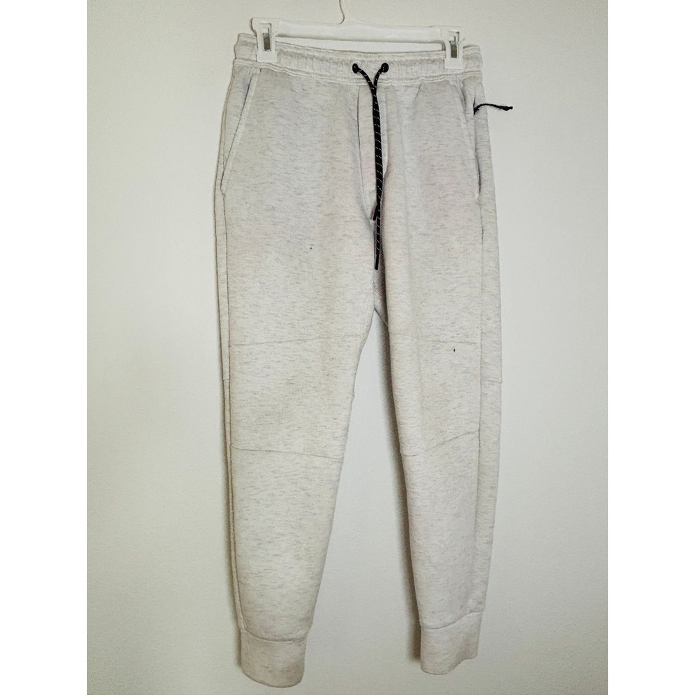 American‎ Eagle 24/7 Joggers Mens Small Gray Heather Tech Fleece Sweatpants